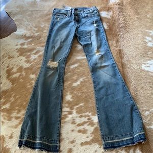 NWT Flying Monkey distressed flares
